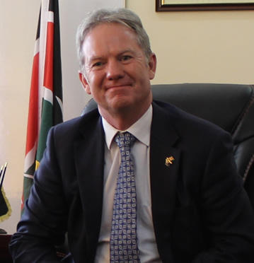 Haut commissaire australien au Kenya Geoff Tooth